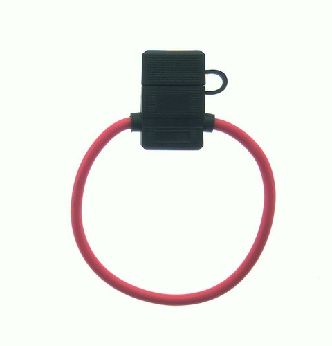 25 PACK 10 GAUGE ATC FUSE HOLDER IN-LINE AWG WIRE COPPER 12 VOLT POWER BLADE - Picture 4 of 4