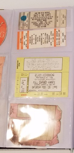 Book Of Concert Ticket Stubs 1980'-1990's. Poison, Green Day 1994 Metallica 1984 - Picture 12 of 17