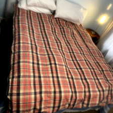 Lauren Ralph Lauren Kennebunkport Madras Plaid Reversible Comforter Twin