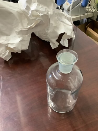 KIMAX Vintage graduated solution Science Laboratory bottle with Stopper 1000ML - Picture 8 of 16
