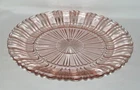Hocking Glass OLD CAFE Pink Dinner Plate