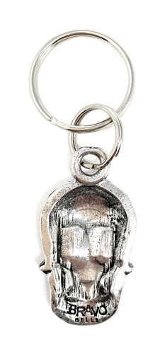 Celtic Skull Keychain Charm Accessory Biker Ride Gift BBK-02, Made in USA - Picture 5 of 9