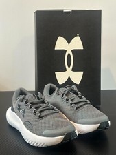 Under Armour Boy's US 5Y BGS Surge 4 Gray Running Sneaker 3027103-101
