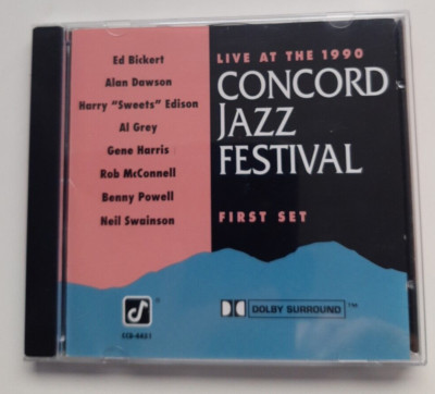 VARIOUS - Live At The 1990 Concord Jazz Festival, First Set CD (1991) CCD-4451