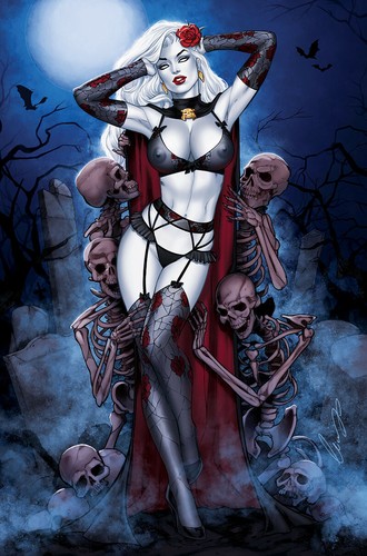 Exec. Rep. 1/12 LADY DEATH Figure SEXY SOLD OUT SCARLET VARIANT LTD ED. SALE - Picture 17 of 24