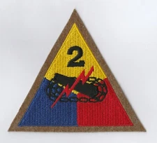 WWII PRE - 2nd ARMORED DIVISION "Wool" (Reproduction)