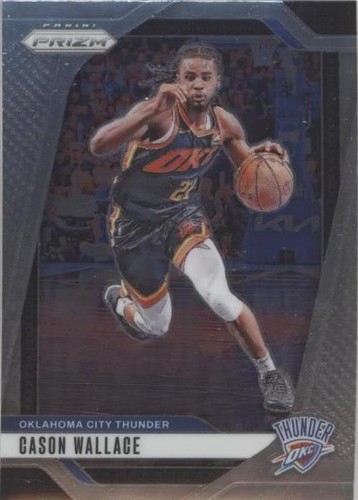 2024-25 National Treasures Rookie Materials CASON WALLACE /25 Gold 