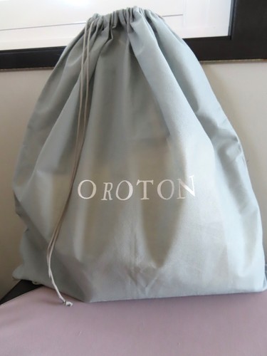 Oroton Margot Rare egg shell Large tote bag shopper ex cond genuine leather bag - Picture 3 of 23