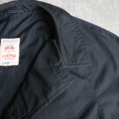 Samuel Martin London Nino Regenmantel Trenchcoat dunkelblau XL Vintage - Bild 12 von 19