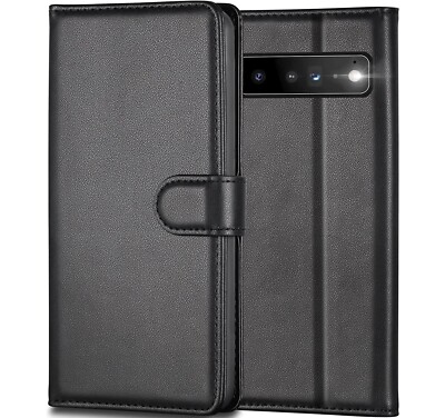Für Google Pixel 9a 7 10 Pro 8A 6A 5 4A 3A Handy Hülle Leder Flip Wallet Case