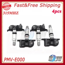 4pcs TPMS PMV-E000 For Toyota Tacoma Camry 4Runner For Lexus ES RX Series 315MHz