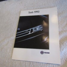 Vintage OEM Saab 1993 20 Page New Car Dealer Sales Brochure NOS