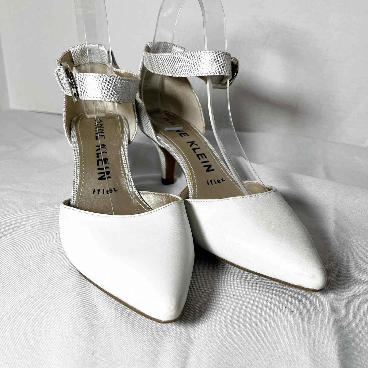 Anne klein hotsell white pumps