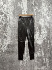 Wilfred Free Pants Medium Womens Aritzia Brown Faux Leather Pull On Skinny Japan