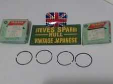  YAMAHA RD125DX ,YAS1,YAS3 standard  PISTON RING SETS. GENUINE  307-11610-02 ,