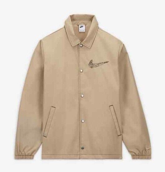 Nike Dia De Muertos Coach Men's Jacket 2colors Black Beige Nike Dia De Muertos Coach Men's Jacket 2colors Black Beige