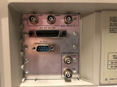 Sony Tektronix DG2030 Data Pattern Generator, 400 Mbps, 4/8 Sony Tektronix DG2030 Data Pattern Generator, 400 Mbps, 4/8