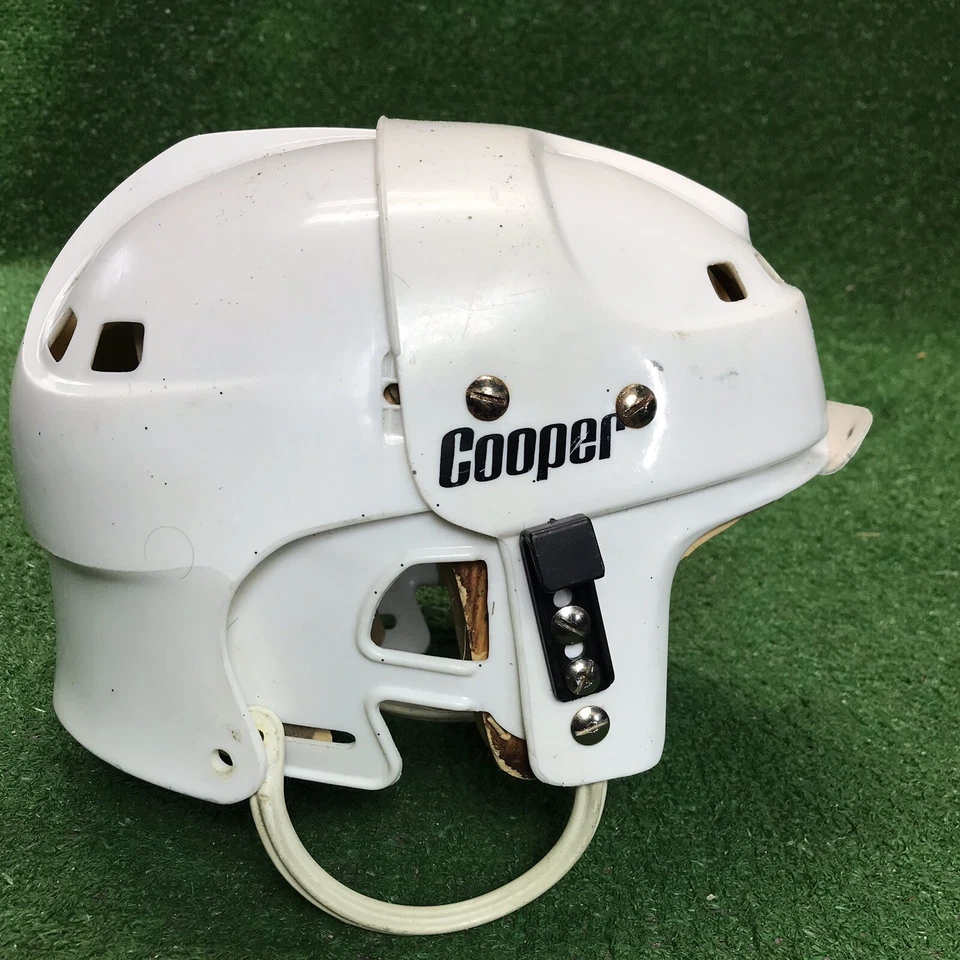 Vintage Rare Cooper Hockey Helmet SK2500 S Small White Gretzky Messier Awesome - Image 4 of 4