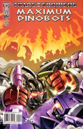 The Transformers: Maximum Dinobots #5B (2008-2009) IDW Comics