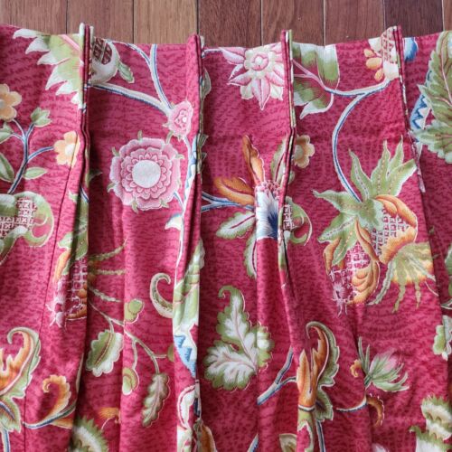 2 Qualitätsstoff Exotische Blumen Ranken Textil Meterware Vorhänge/Gardinen 33x94 - Bild 8 von 17