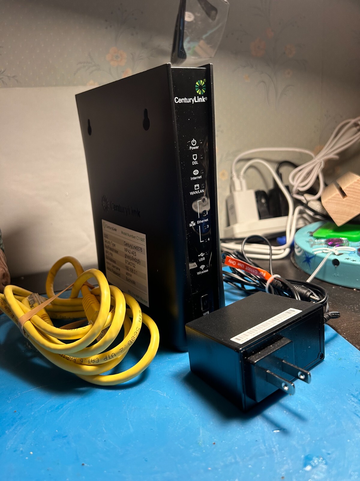 CenturyLink Technicolor C1100T Modem Router 802.11n WiFi Router ...