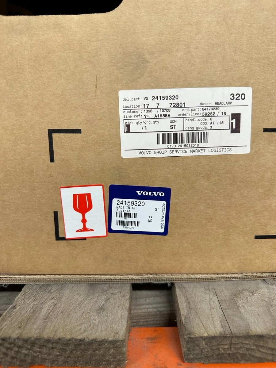VOLVO FH EURO 6 DRIVERS SIDE HEADLIGHT - 24159320 | eBay 
