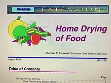 SURVIVAL FOOD PREP, STORAGE PROCESSING, TOOLS, DEHYDRATION, PRODUCTION, RECIPES