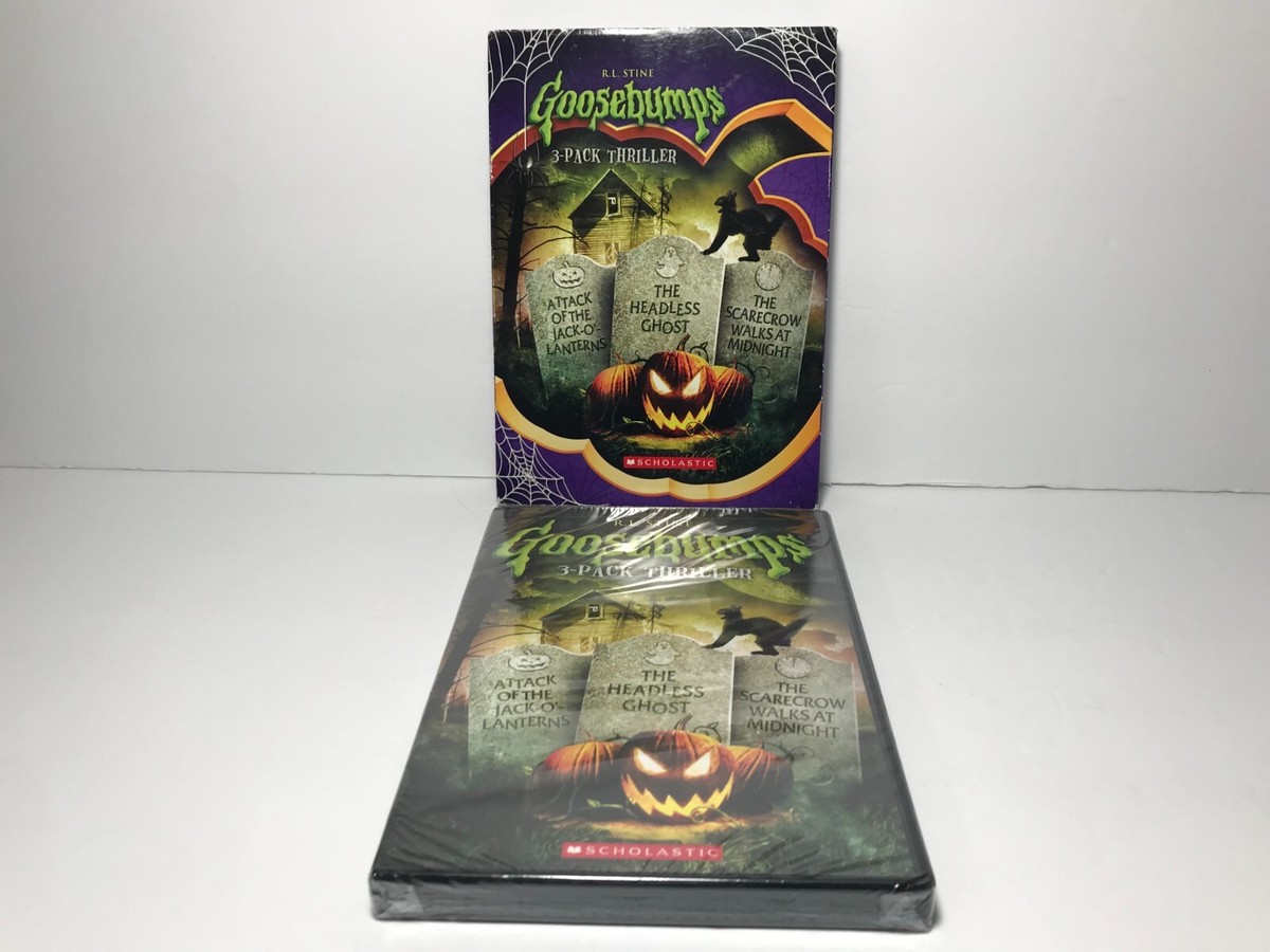 Goosebumps 3 Pack Thriller DVD Headless Ghost Attack of the