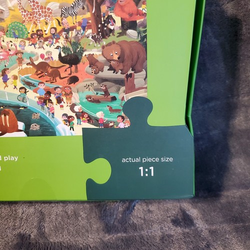Crocodile Creek Tag im Zoo Puzzle 48 Stck. 18x24 Alter 4+ Neu Versiegelt - Bild 7 von 8