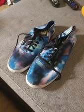 Vans Purple Galaxy Skateboarding Mens 8.5/ WOMENS 10  Sneakers Shoes  TB4R