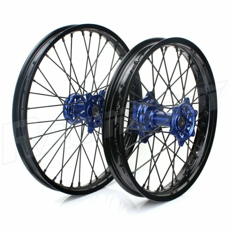 YZ250F 2014-2024 For Yamaha 21"+19" CNC Machined Wheels Rotors Set YZ450F 14 15 - Image 2 of 4