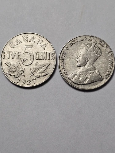 1927 Canada 5 Cents — photo from another recent sale