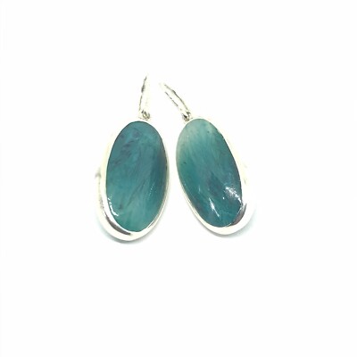 Arizona Ray Mine Gem Silica Sterling Silver Earrings