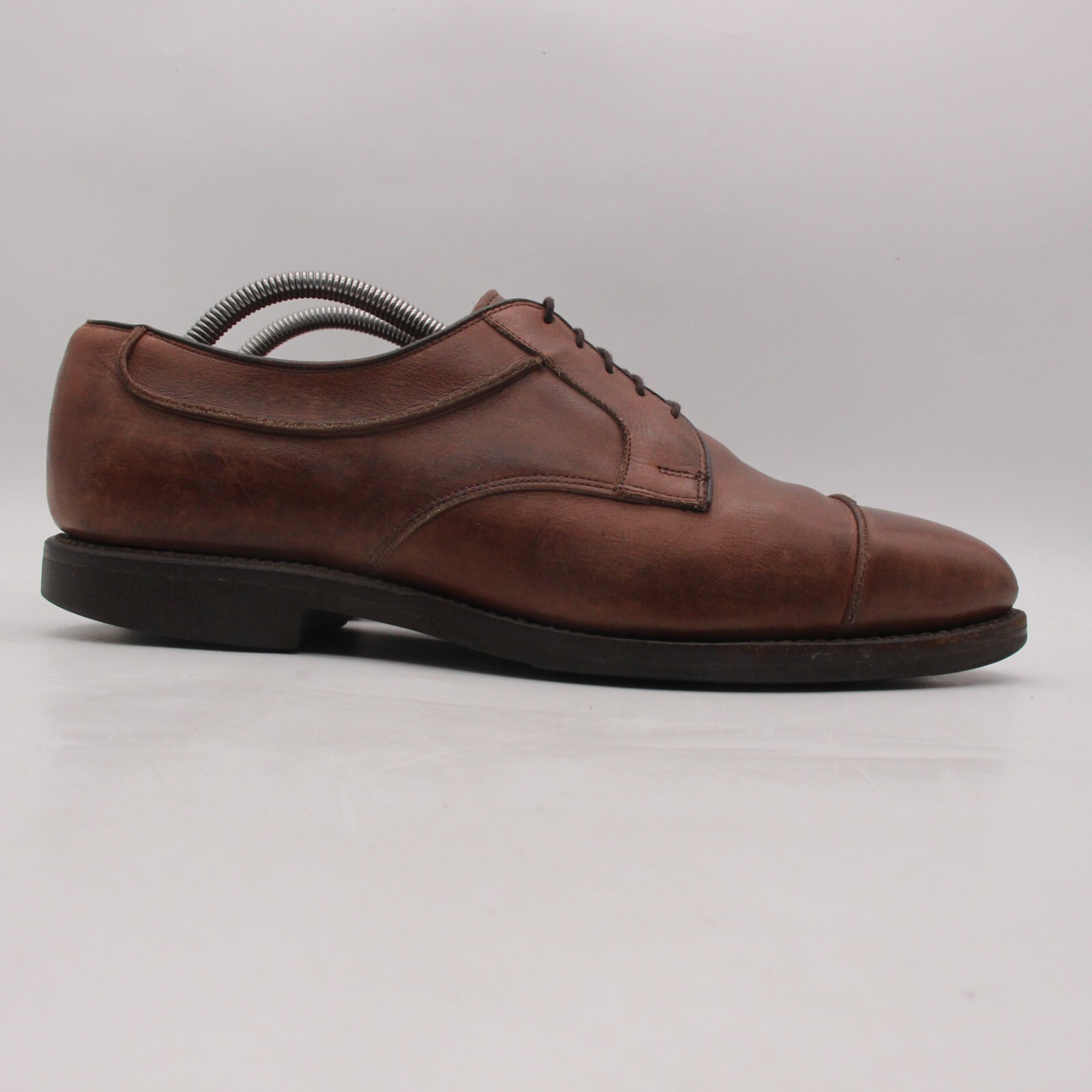 SAOLA Scarpe eleganti Allen Edmonds Harrisburg Derby da uomo taglia 10 5 B in pelle marrone