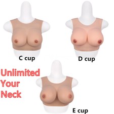 Crossdresser Silicone Breast Forms Plate Fake Boobs Transgender For Drag Queen