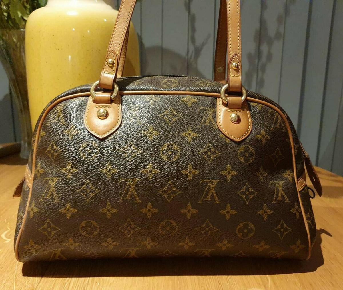 LOUIS VUITTON MONTORGUEIL PM SHOULDER BAG MI1150 PURSE MONOGRAM | eBay