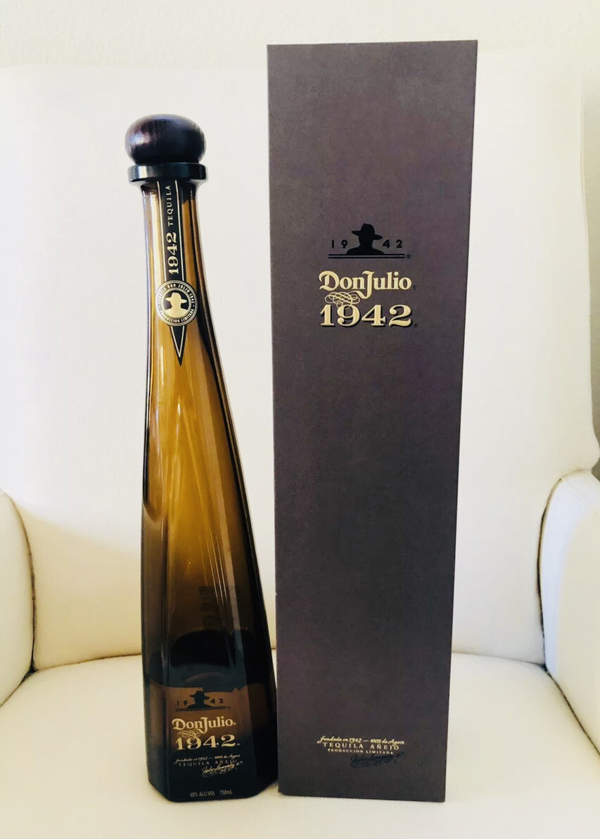 DON JULIO 1942 EMPTY BOTTLE GREAT CONDITION GORGEOUS EMPTY BOTTLE