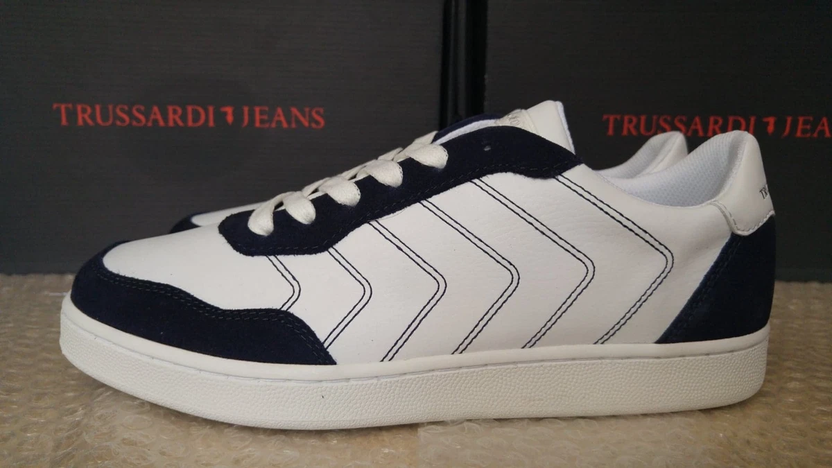 Trussardi Jeans men s low top sneakers size 42EU 8UK