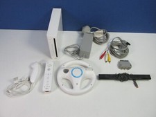 working NINTENDO WII WHITE VIDEO GAME CONSOLE...