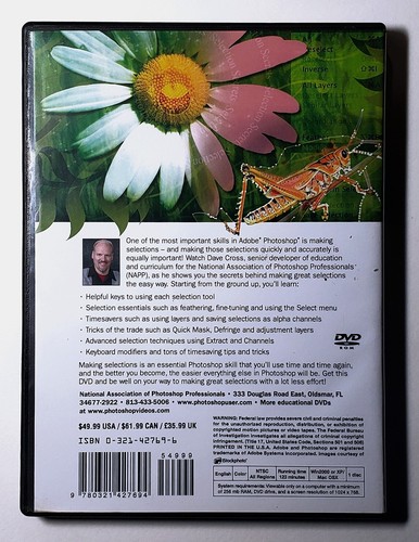 Adobe Photoshop CS2 training DVD's (3) sets, mint, 1-owner - $60 for set - Picture 3 of 5