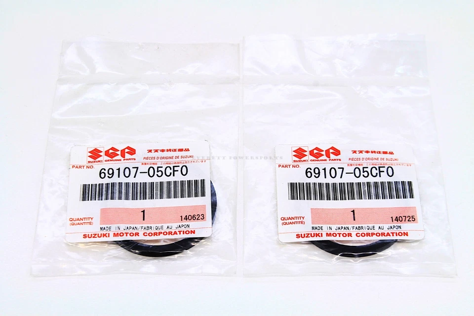 Nuevo juego de pares de sellos de pistón de pinza de freno Suzuki muchos modelos sellos (ver notas) W242 Foto 4 de 4