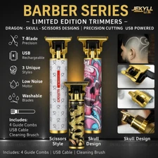 Beard Hair Trimmer for Men Professional Cordless Zero Gapped Edgers Clippers