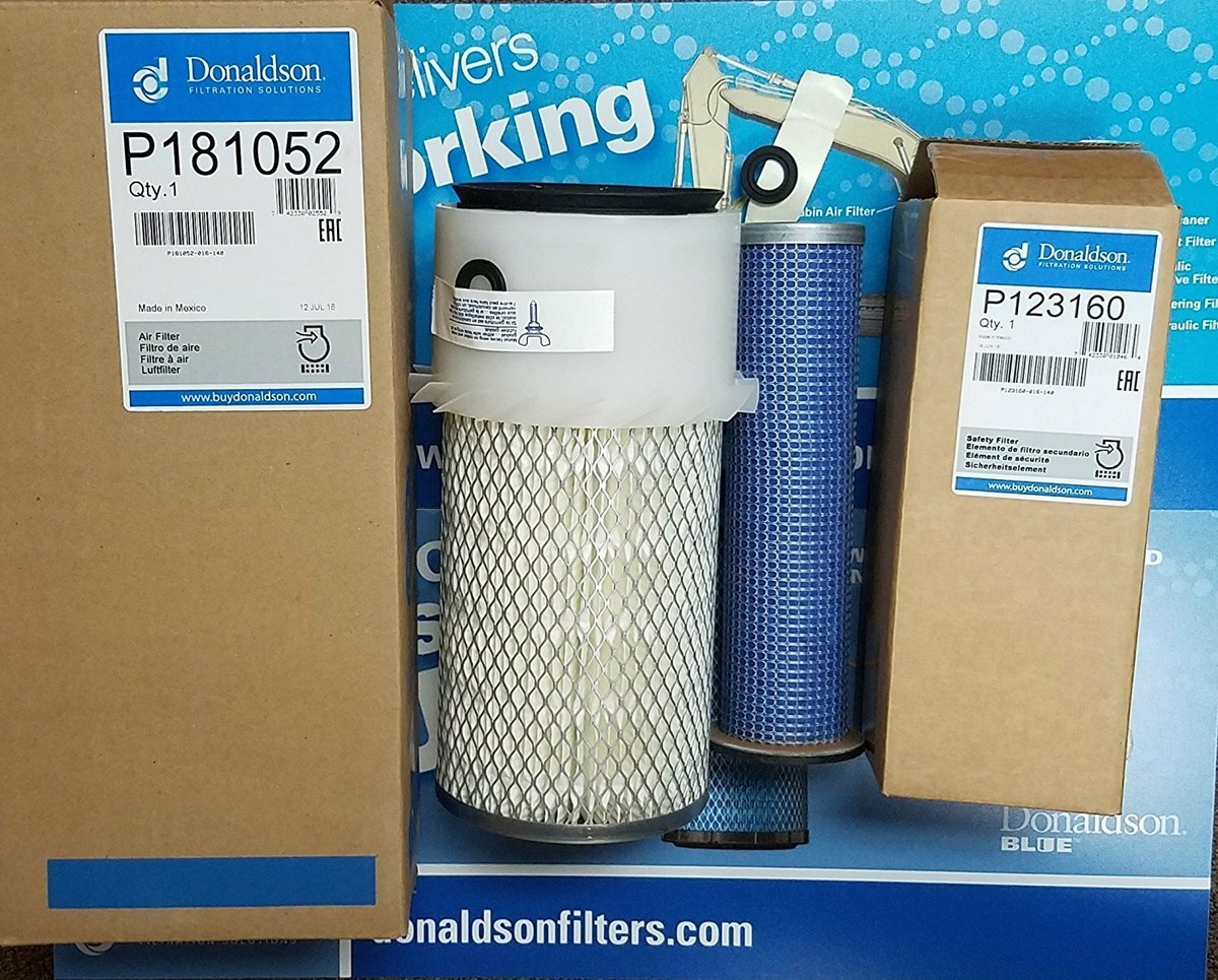 Set Donaldson P181052 P123160 Air Filter Replacement for 6598492