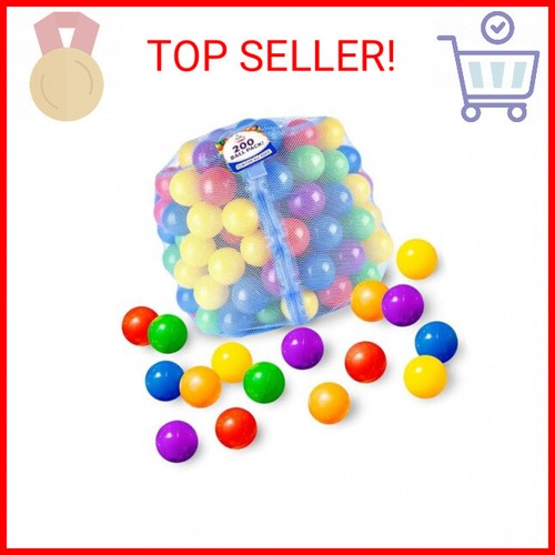 Bright Plastic Ball Set – 200 Pieces main image 1