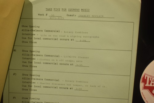 RALPH EMERY INTERVIEWS "TAKE FIVE" RADIO SHOW Charley McClain/Don Williams - Picture 5 of 6