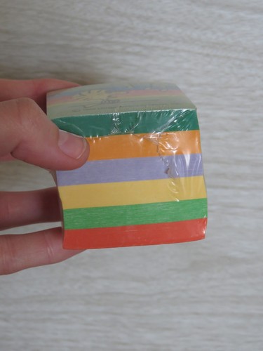 VTG 1965 Peanuts Woodstock Music Notes Rainbow Cube Stationary Sticky Notepads - Picture 5 of 7