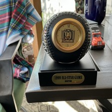 Boston Red Sox 1999 MLB All-Star Game Baseball Clock - Black & Gold