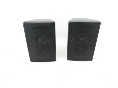 Extron 33-810-03 2-Way 3'' Black Compact Speakers w/ Wall Brackets