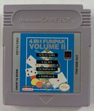 4 in 1 Funpak Volume II Nintendo Game Boy 1993 Cartridge Only Cleaned & Tested