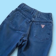 GUESS Jeans High Waisted Denim Vintage 90s By Georges Marciano Triangle Logo
